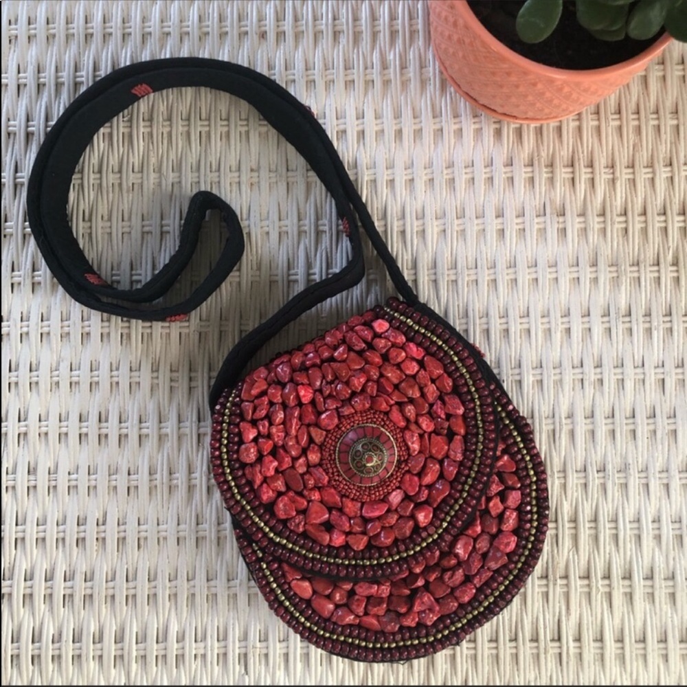 Red Jasper Purse